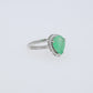 Colombian Emerald Ring: 1.85 ct tw Emeralds, 1.2 ct tw Diamonds, 14K White Gold