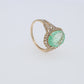 Colombian Emerald Ring: 4.32 ct tw Emeralds, 1.02 ct tw Diamonds, 14K Yellow Gold