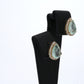 Colombian Emerald Earrings (1 pair): 3.9 ct tw Emeralds, 0.50 ct tw Diamonds, 14K Yellow Gold