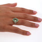 Colombian Emerald Ring: 4.32 ct tw Emeralds, 1.02 ct tw Diamonds, 14K Yellow Gold