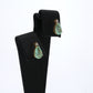 Colombian Emerald Earrings (1 pair): 1.5 ct tw Emeralds, 0.02 ct tw Diamonds, 14K Yellow Gold