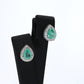 Colombian Emerald Ring: 2.10 ct tw Emeralds, 0.70 ct tw Diamonds, 14K White Gold