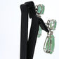 Colombian Emerald Earrings (1 pair): 34.60 ct tw Emeralds, 0.40 ct tw Diamonds, 14K White Gold