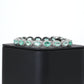 Colombian Emerald Bracelet: 15.0 ct tw Emeralds, 3.50 ct tw Diamonds, 14K White Gold