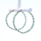 Colombian Emerald Earrings (1 pair): 12.5 ct tw Emeralds, 14K White Gold
