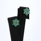 Colombian Emerald Earrings (1 pair): 2.50 ct tw Emeralds, 14K White Gold