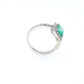 Colombian Emerald Ring: 1.95 ct tw Emeralds, 0.60 ct tw Diamonds, 14K White Gold